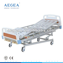 AG-BMS001 5-Function manual hospital medicare al-alloy handrails homecare bed